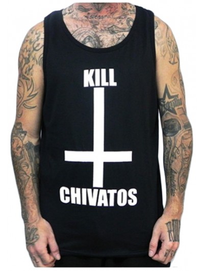 Camiseta Tirantes Rulez Kill Chivatos Negra